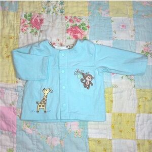 Vintage Safari Infant Button Up Shirt Jacket